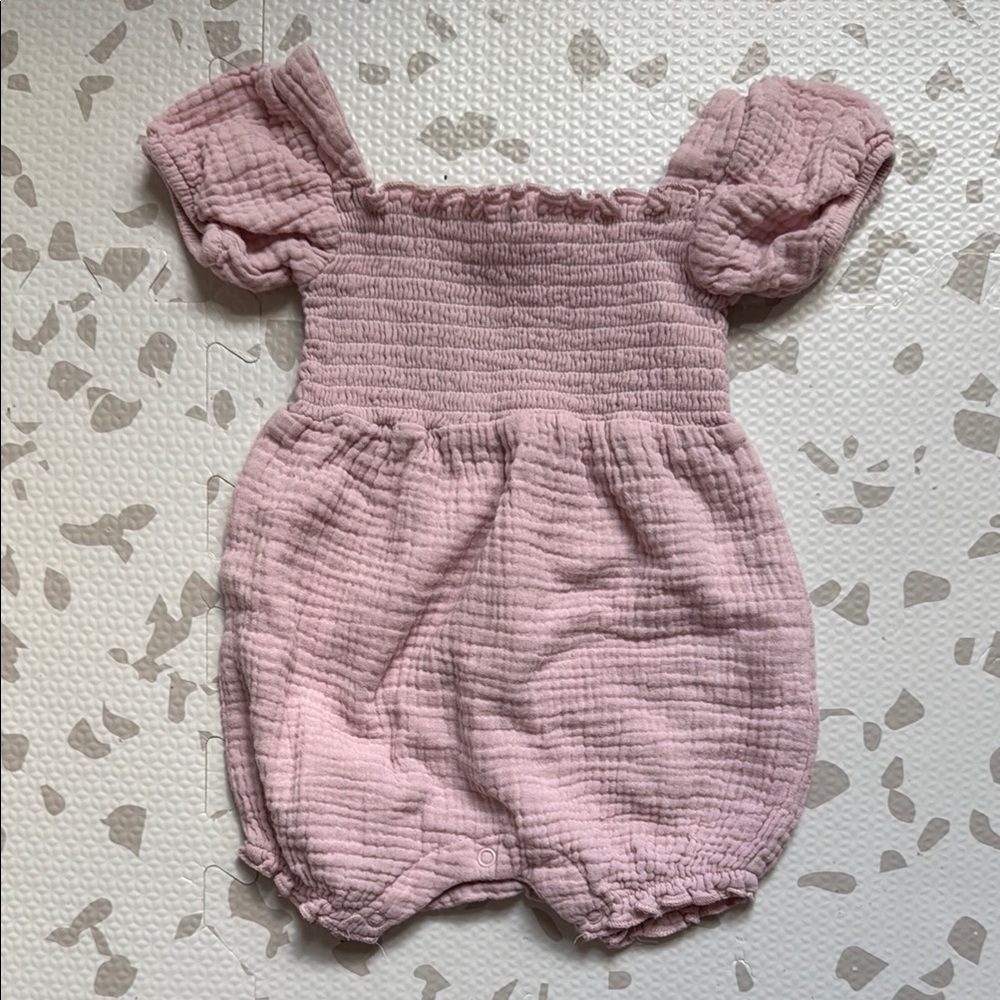 Emily & Oliver romper muslin cotton